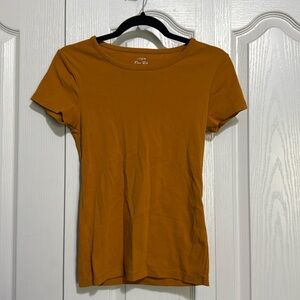 J. Crew Factory Fine Rib Cotton Tee